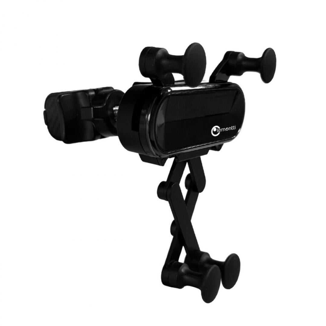 Suport Telefon Auto Lemontti Gravity Balance pentru Grila de Ventilatie, Negru